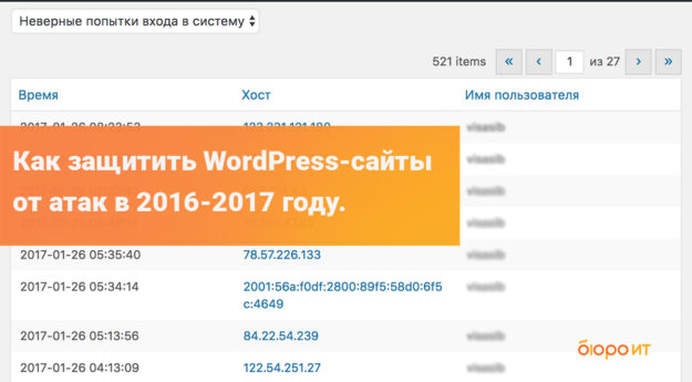 Как защитить WordPress-сайты от атак в 2016-2017 гг. Как защитить WordPress-сайты от атак в 2016-2017 гг.